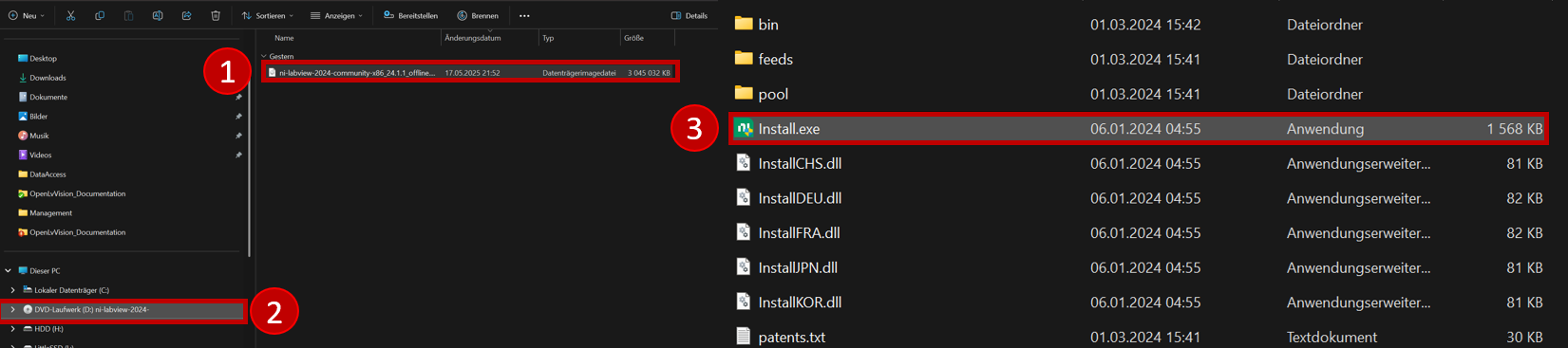 Mounting the Installer